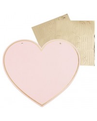 CORAÇÃO EM MADEIRA PERSONALIZAVEL